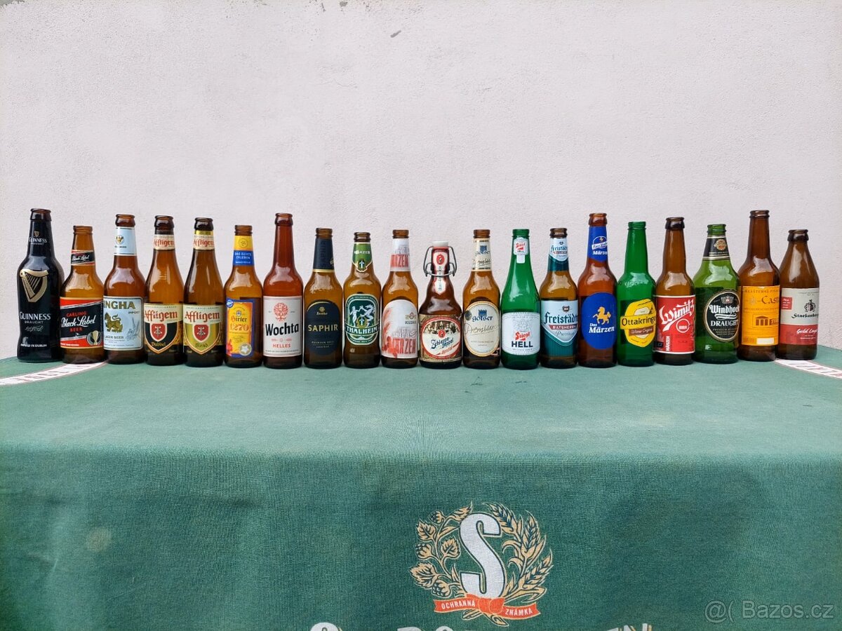 Pivní lahve 20 kusů