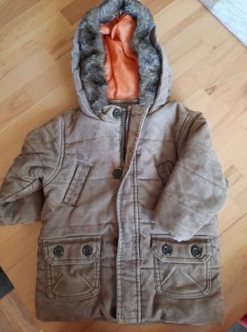 Frajerský zimní kabátek vel.80