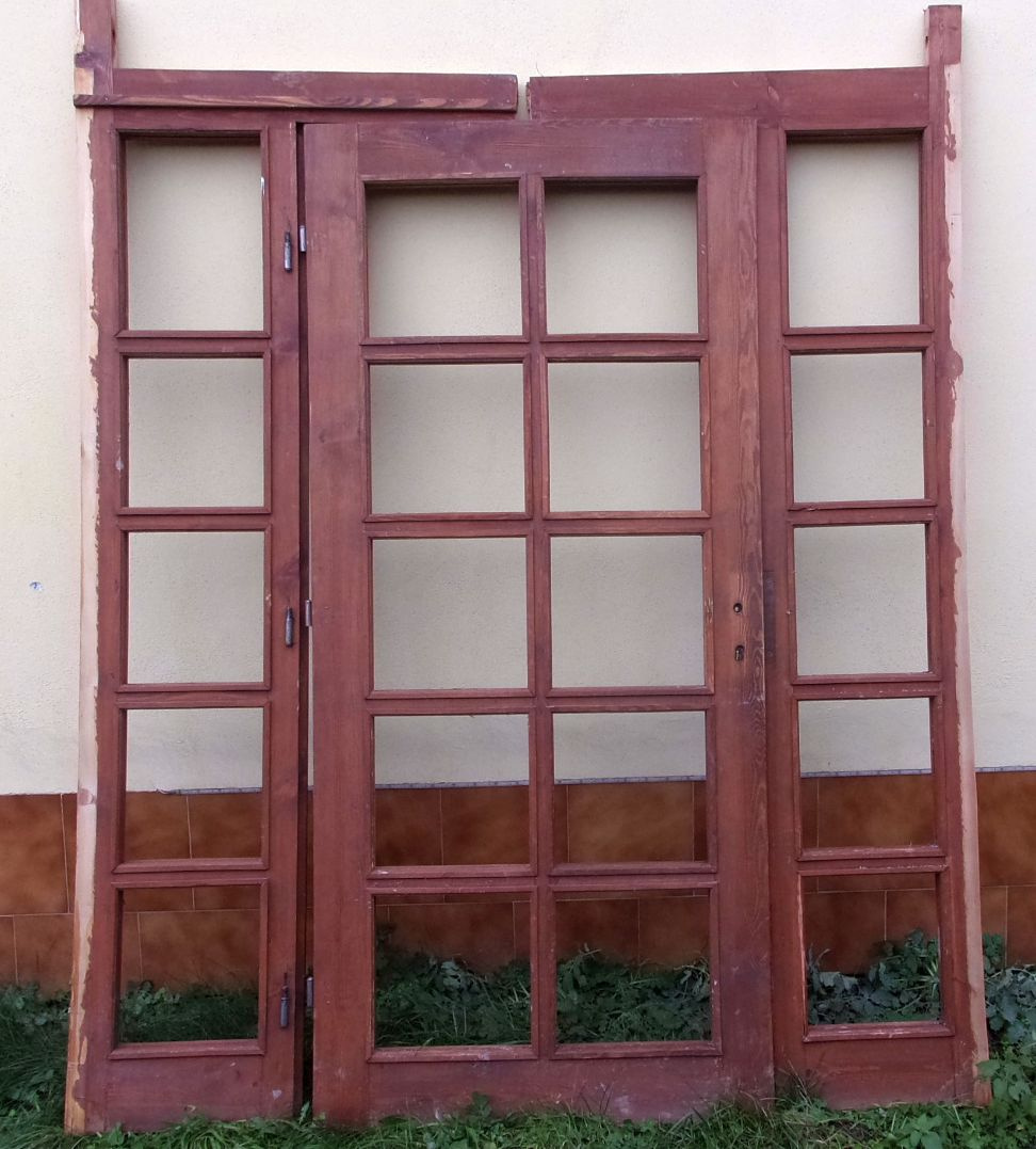 Dveře 90 levé, rastr k prosklení