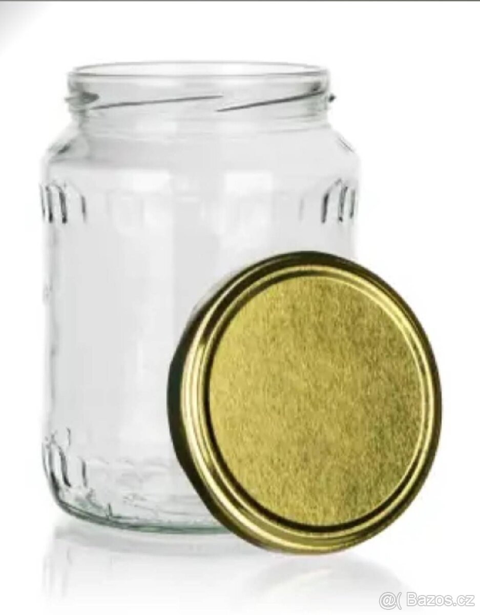 Zavařovací sklenice na med faceta 720 ml