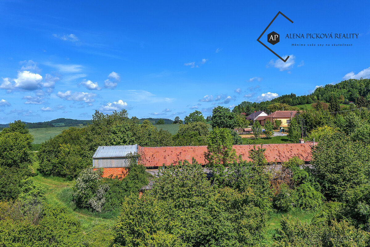 Prodej, zemědělská usedlost, 9668 m2, Louka, okr. Blansko