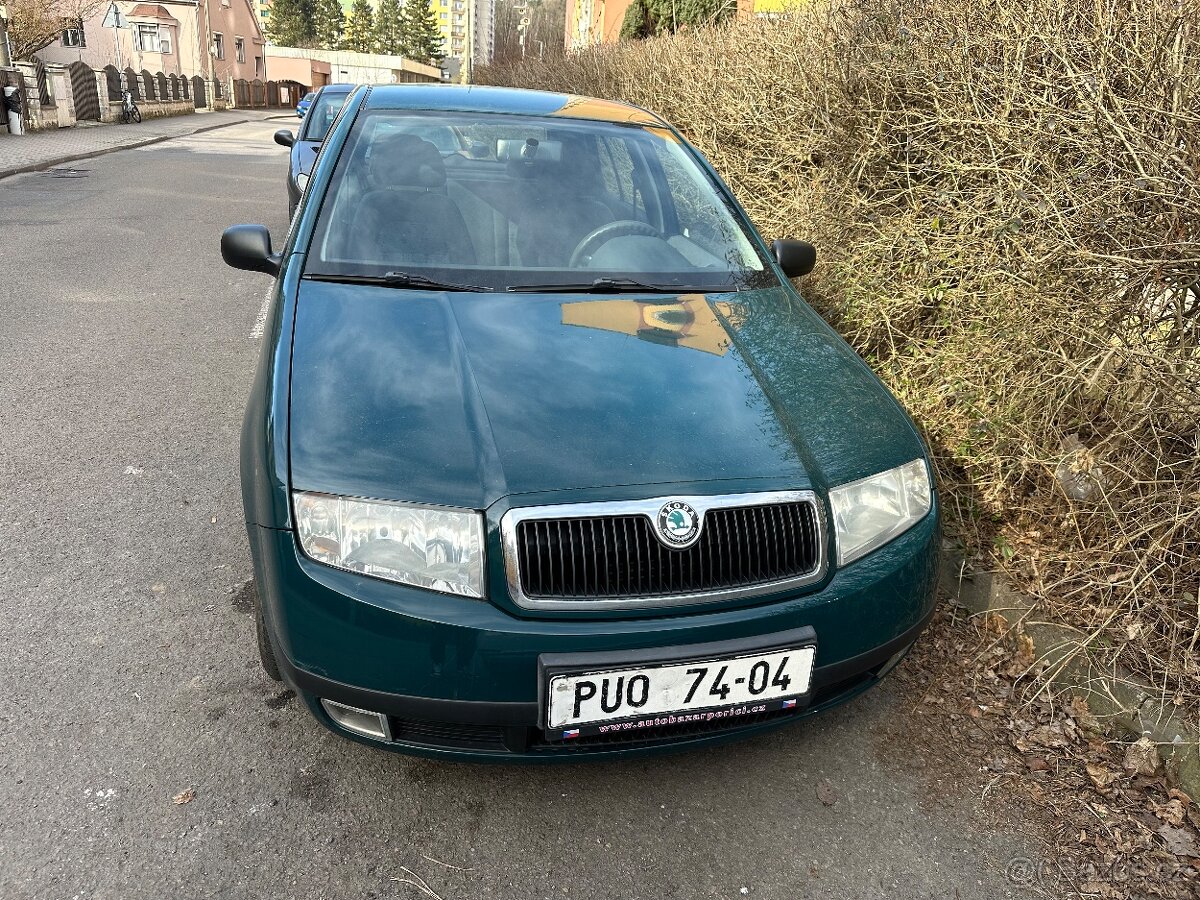 Škoda Fabia 1.4mpi , r.v. 2000, 97tkm Původ ČR