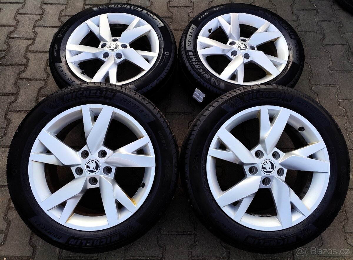 Alu kola originál Škoda Octavia IV 5x112 R17 ly