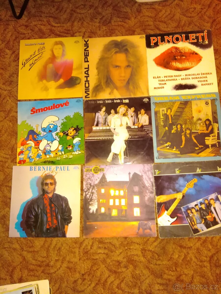 LP DESKY GRAMOFONOVE DESKY RUZNE