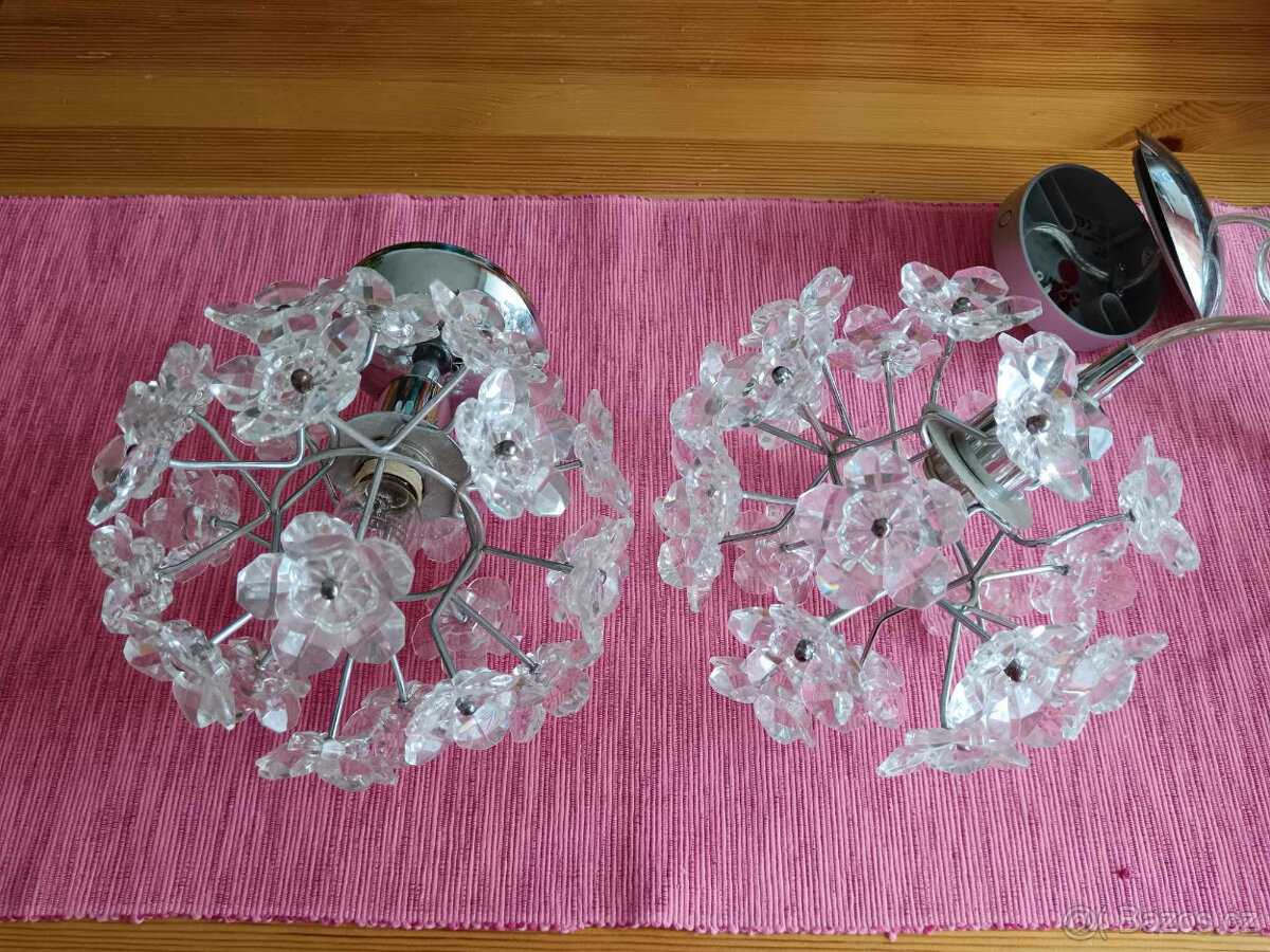 2x SVĚTLO - LUSTR A LAMPIČKA možno i samostatně