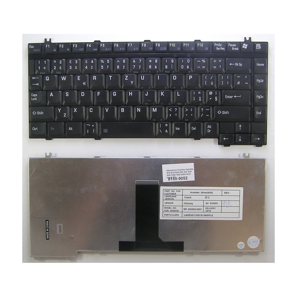 česká klávesnice Toshiba Satellite A10 A15 A20 A25 A30 A40 A