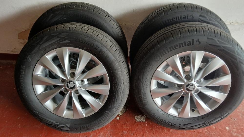 Prodám kompletní sadu kol ŠKODA pro KAROQA - letní sada