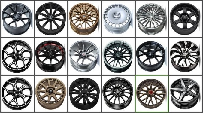 ALU kola 15" 16" 17" 18"