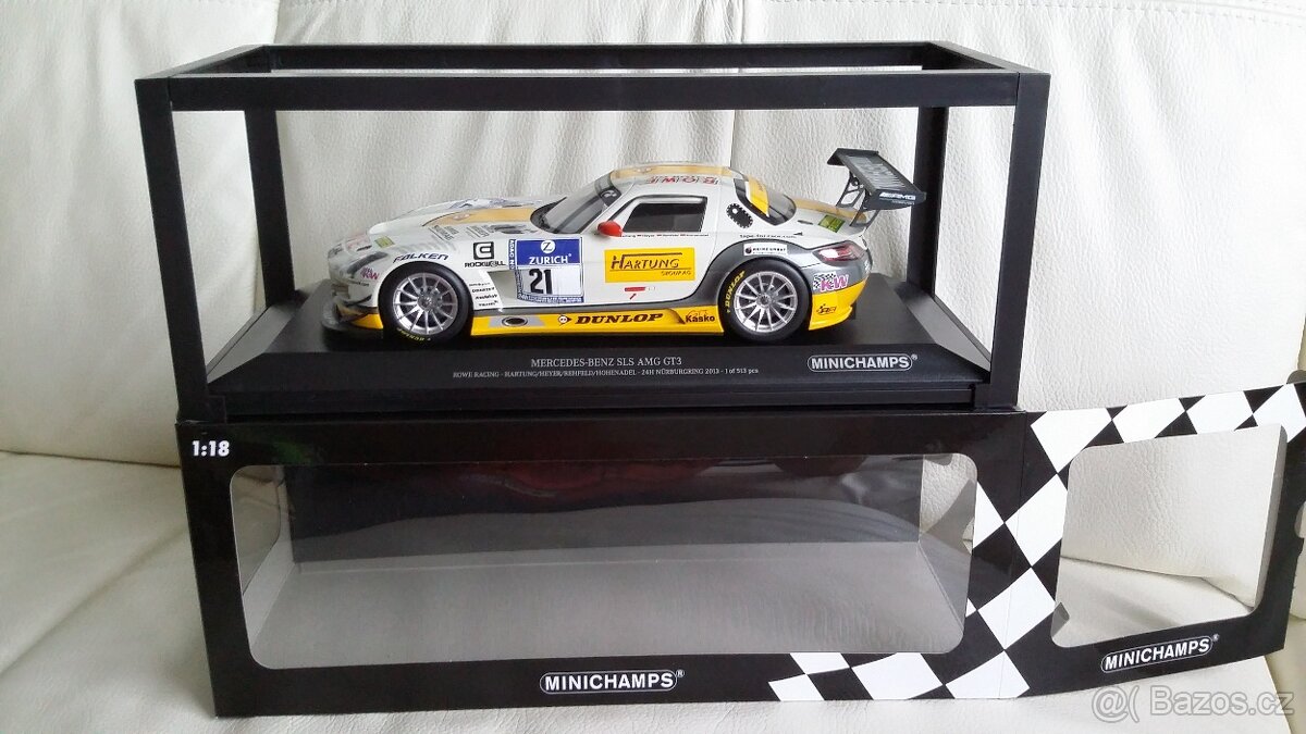 PORSCHE, MERCEDES Minichamps 1/18