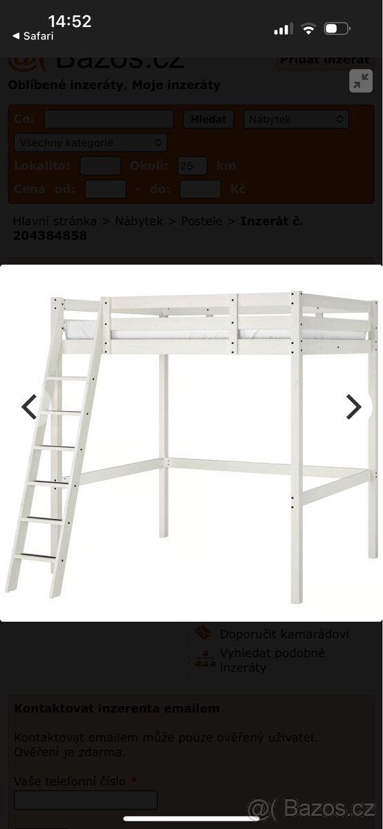 IKEA postel