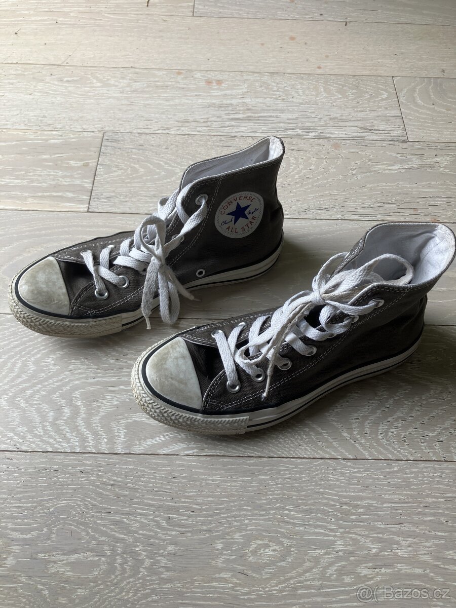dámské šedé conversky, vel. 37,5