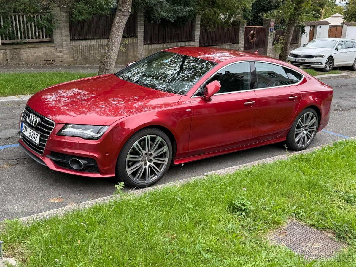 Audi A7, S-LINE, Servis pouze AUDI, 4x4, vzduchový podvozek