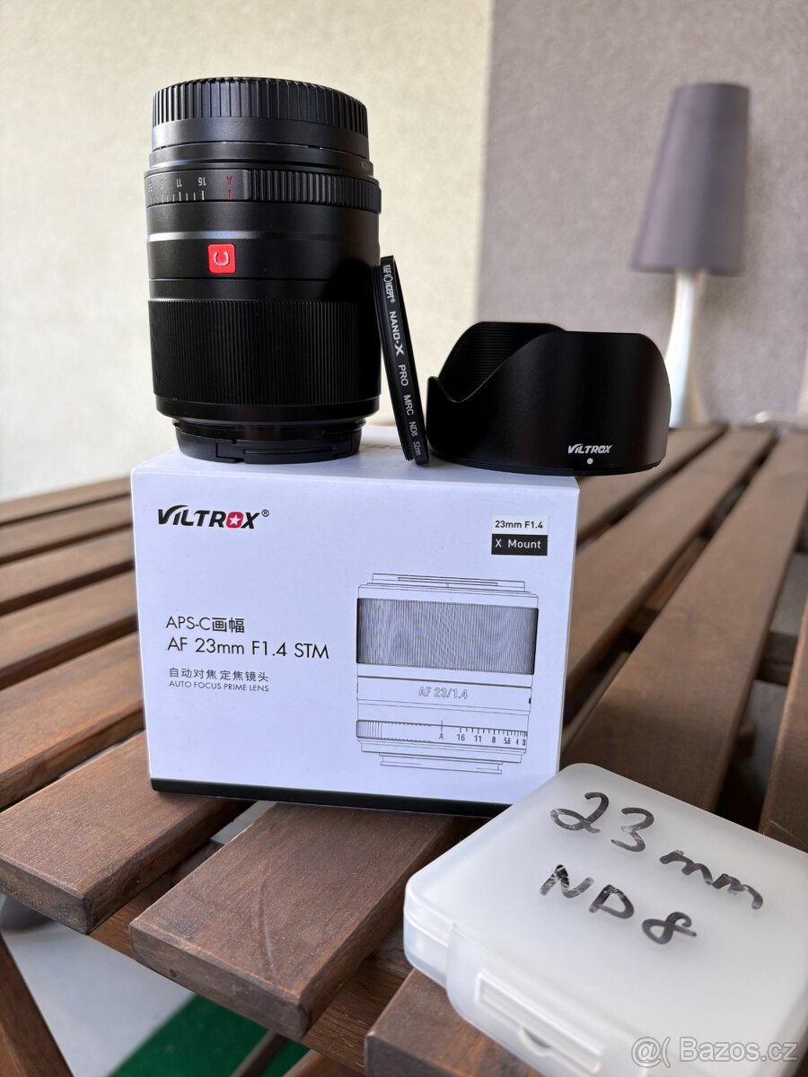 Viltrox AF 23 mm f/1,4 pro Fujifilm X + ND8