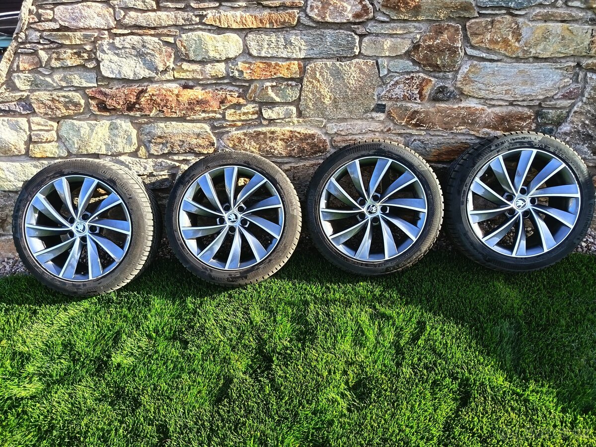 ALU kola Pegasus - Antracit, Škoda Superb