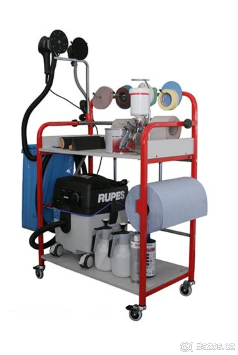 Vozík na nářadí pro autolakýrníky