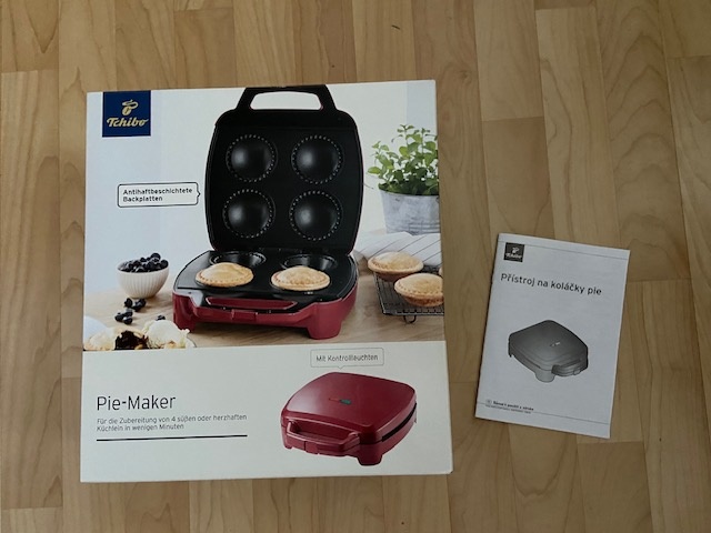 Přístroj na koláčky Pie, NOVÝ, zn.Tchibo