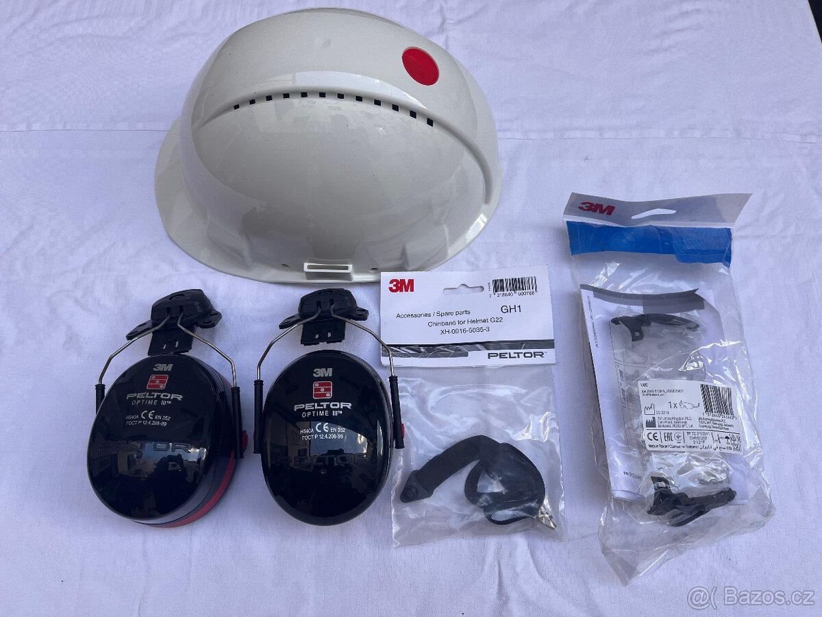 Ochranná přilba Peltor + příalušenství