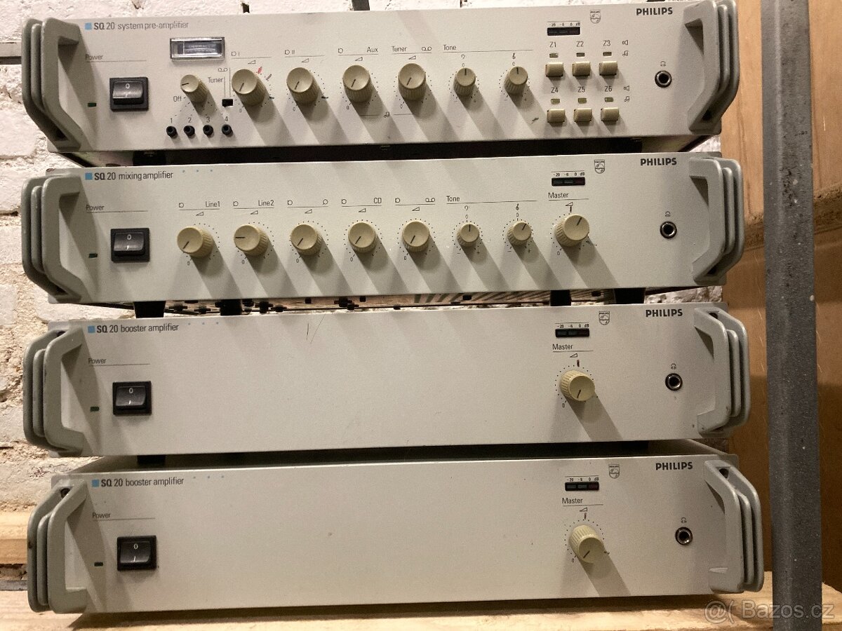 SQ 20 - Zesilovače a předzesilovače