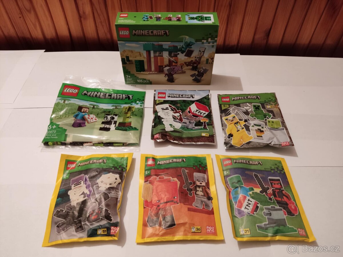 LEGO Minecraft – polybagy + set