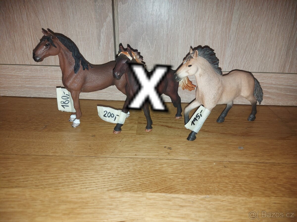 Schleich sběratelské figurky koně a psi