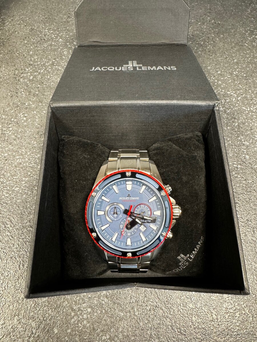 Luxusní náramkové hodinky Jacques Lemans