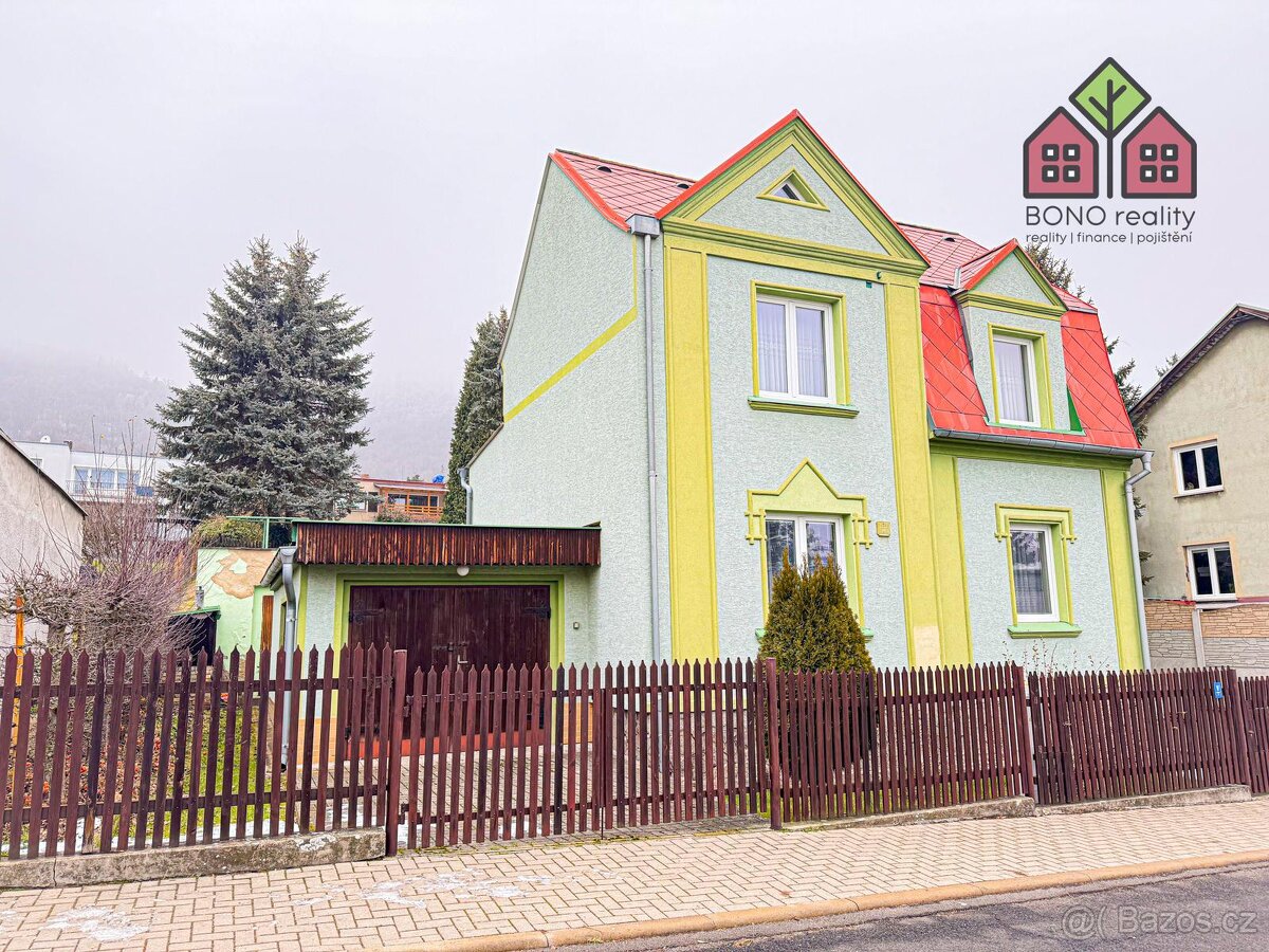 RD, 3+1, plocha 156 m2, sklep, garáž, zahrada 788 m2, po rek