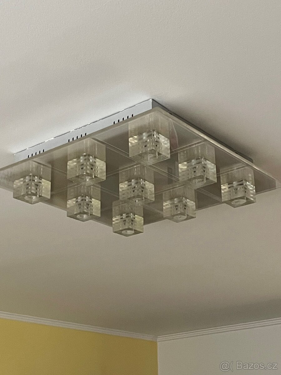 Světlo stropní designové, 60x60cm, perfektní stav