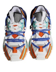 Dolce & Gabbana Multicolor Panelled Space Sneakers Shoes