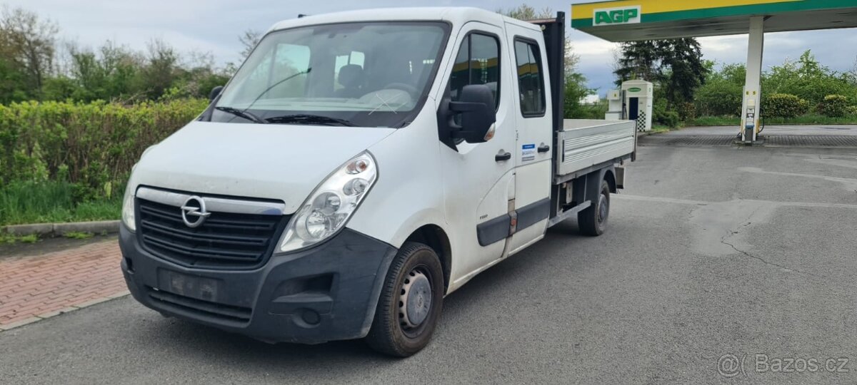 Opel Movano Doublecab 2,3 CDTi 92 KW.12/2014.Valník