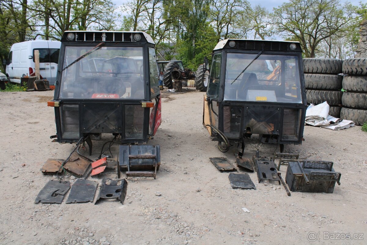 Zetor 7745 kabina kompletní pěkný stav