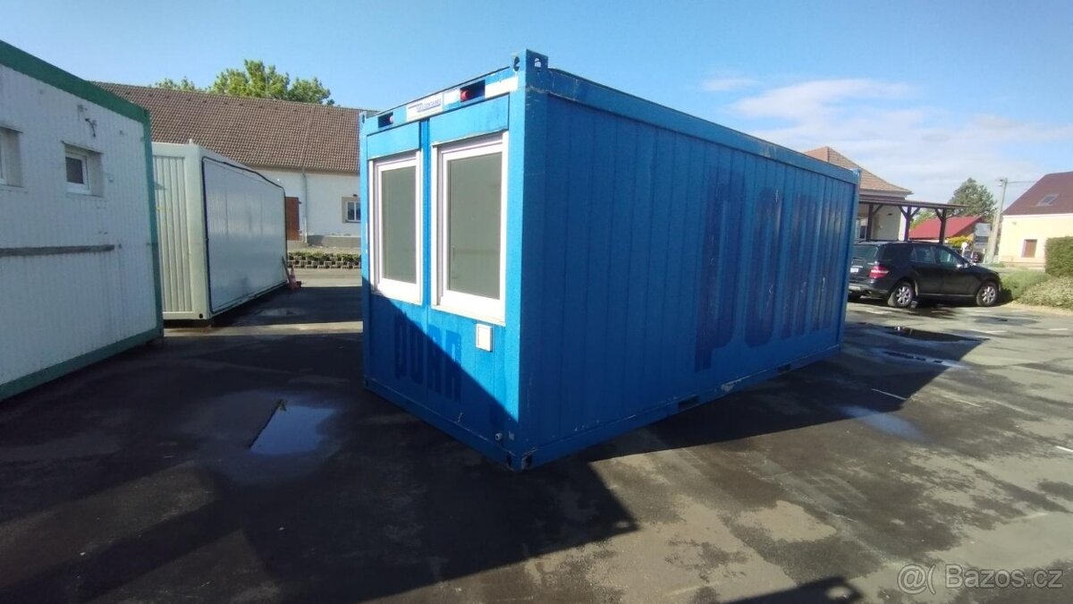 Kancelářský kontejner s WC a kuchyňkou / 6m délky