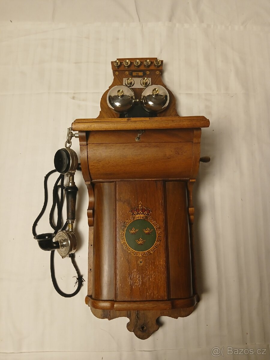 Starožitný nástěnný telefon 1905