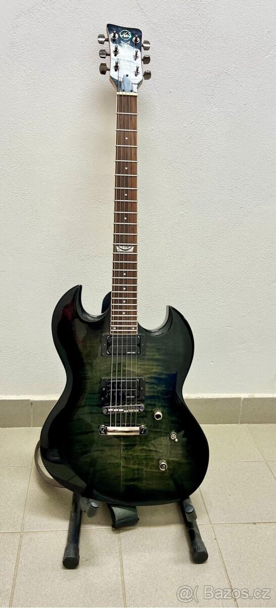 Elektrická kytara VGS Cobra Select – nově seřízena, nové str