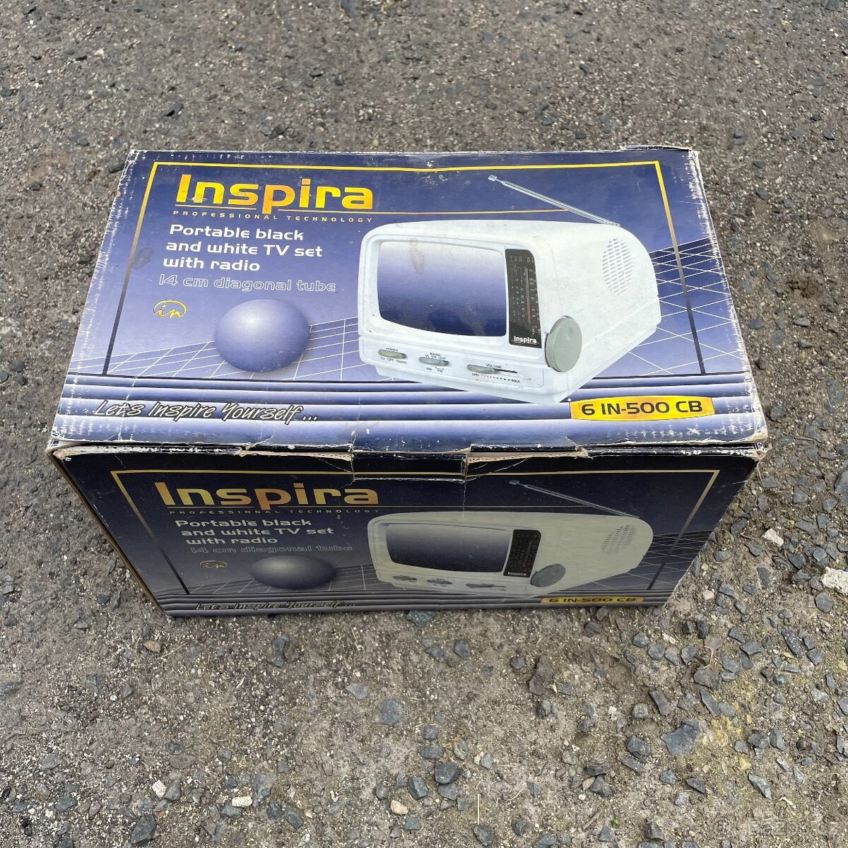 RETRO Minitelevize INSPIRA 6 IN-500CB originál krabička
