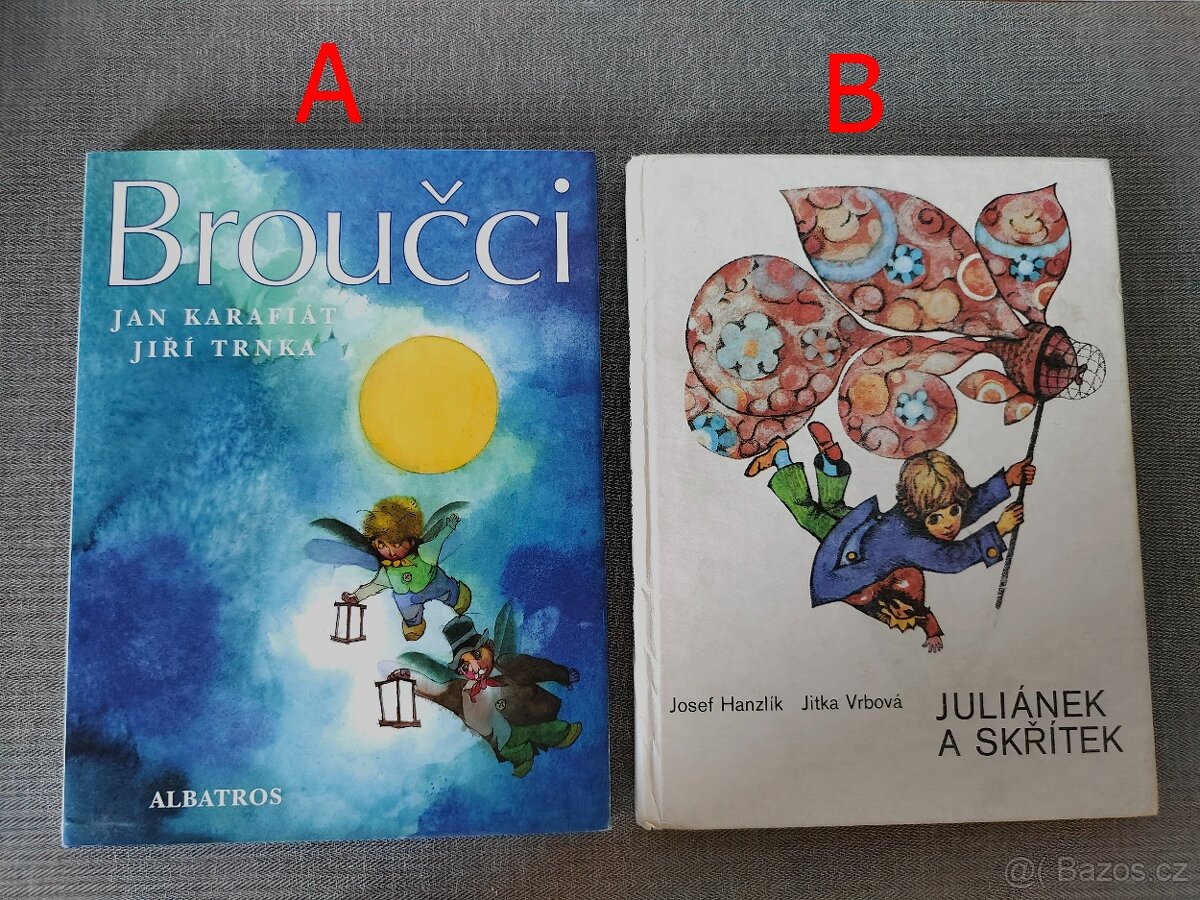 Dětské knížky- Broučci, Julián a skřítek