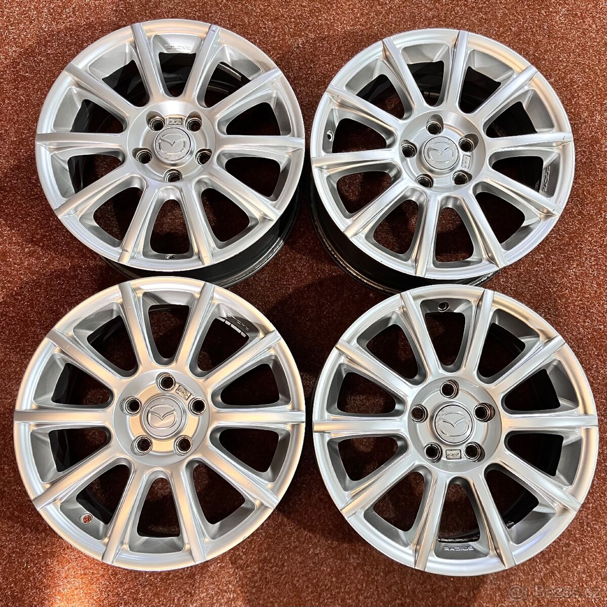 5x114,3 R17 Mazda originál alu disky - ET50