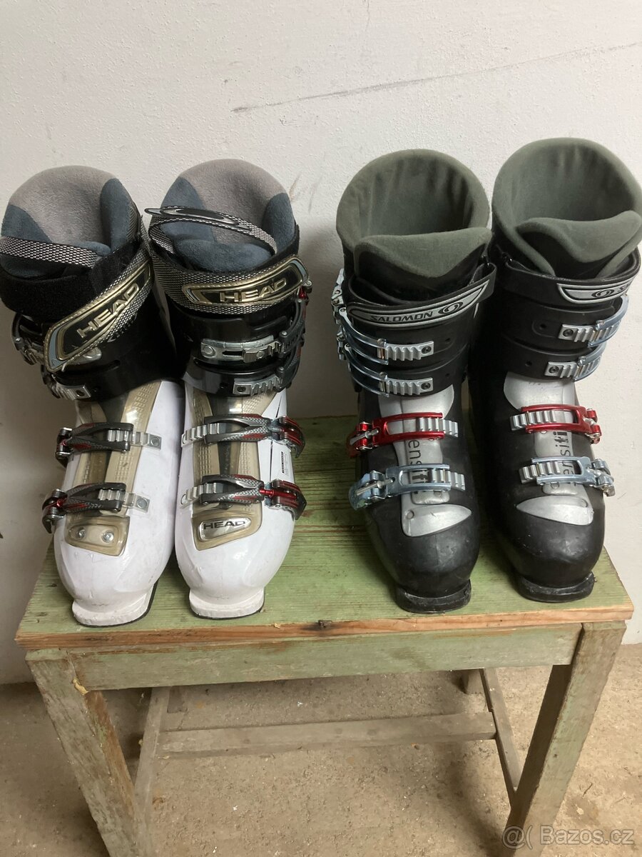 Prodám lyžařské boty Head a Salomon vel 44
