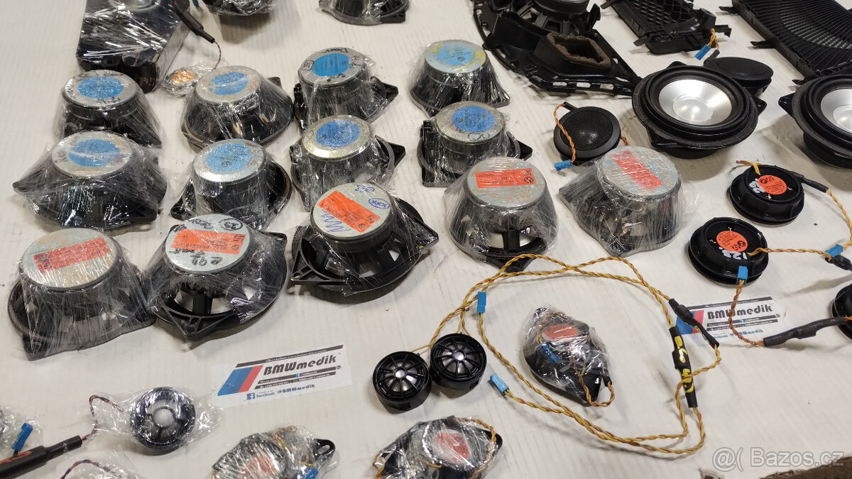 ++ BMW audio komponenty  LOGIC7 a HIFI