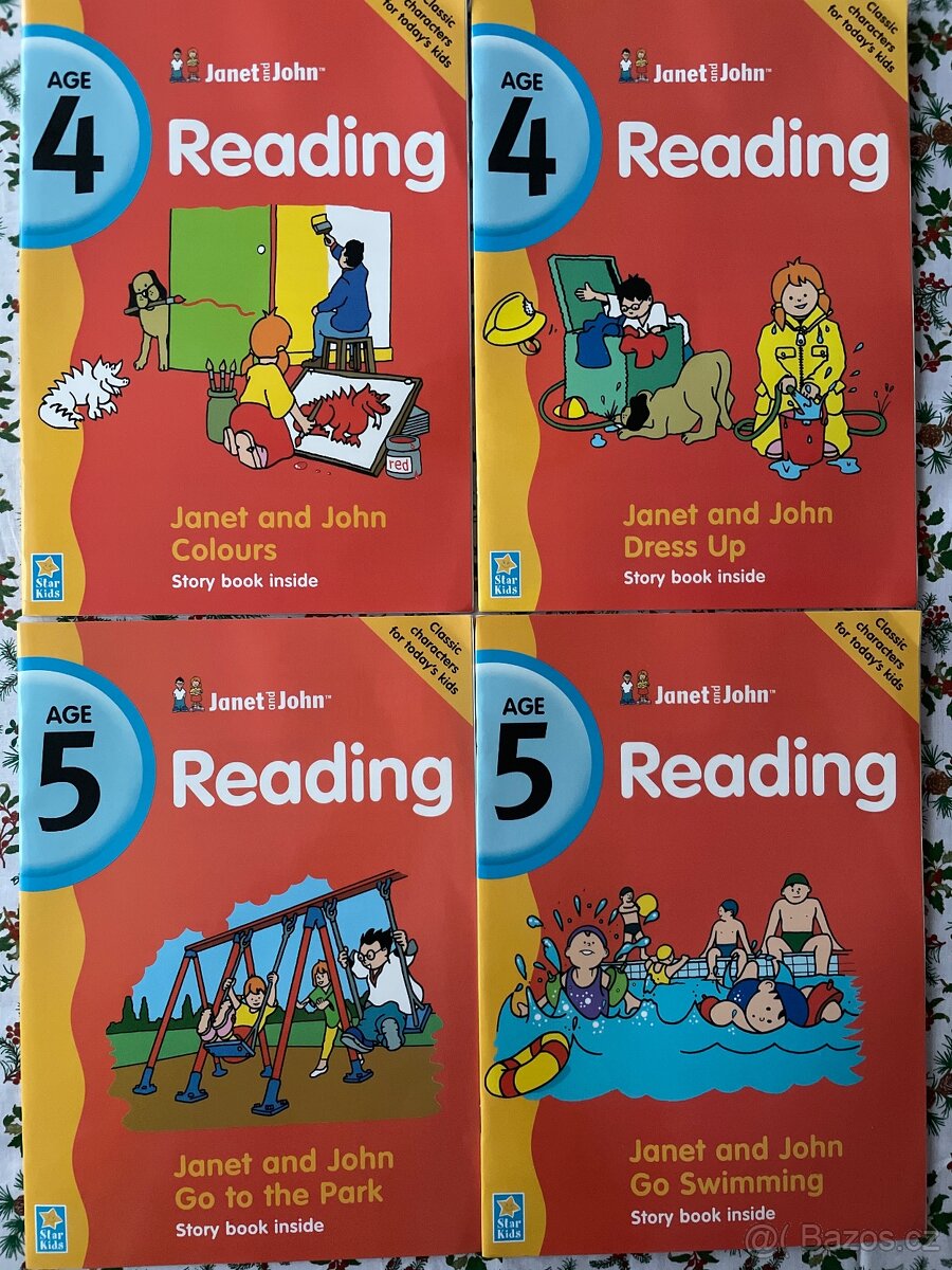 Janet and John reading