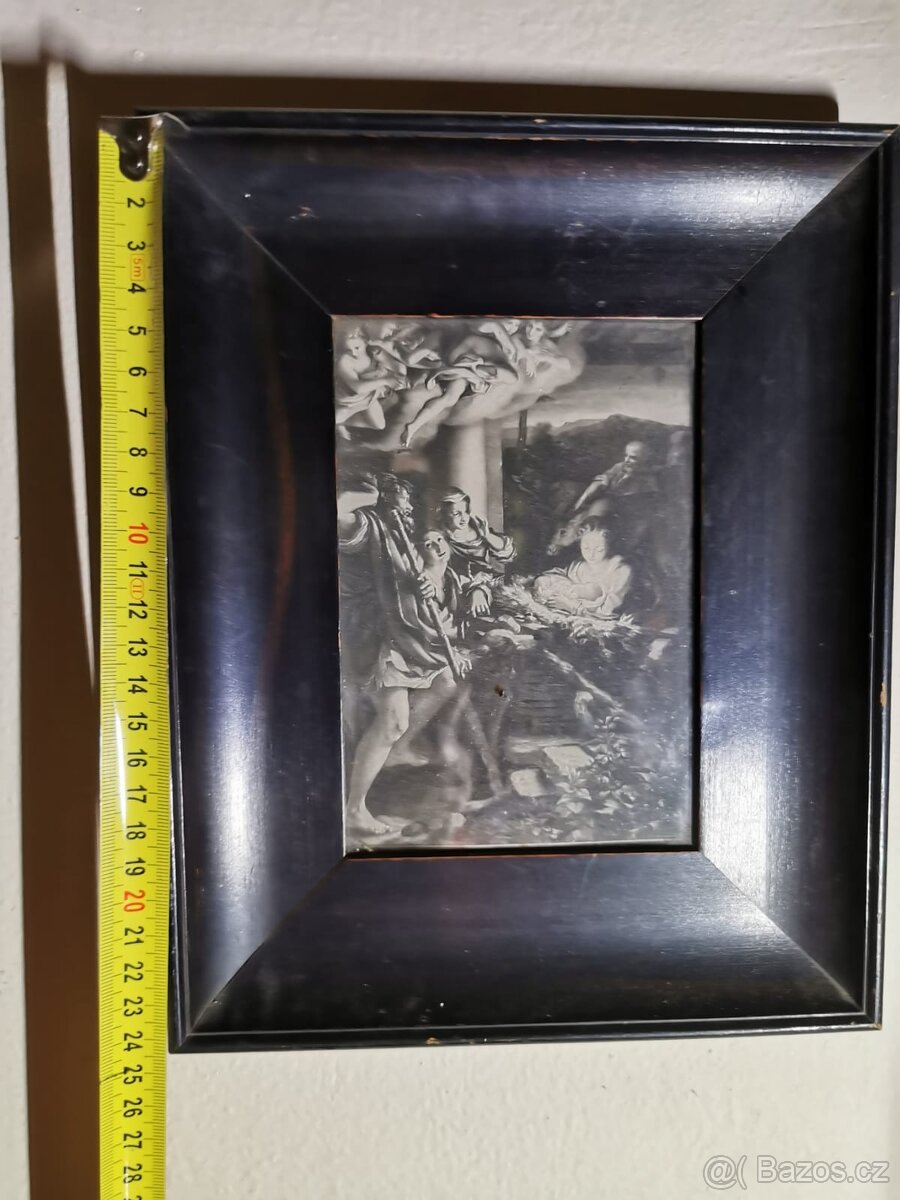 Starý obrázek náboženský motiv