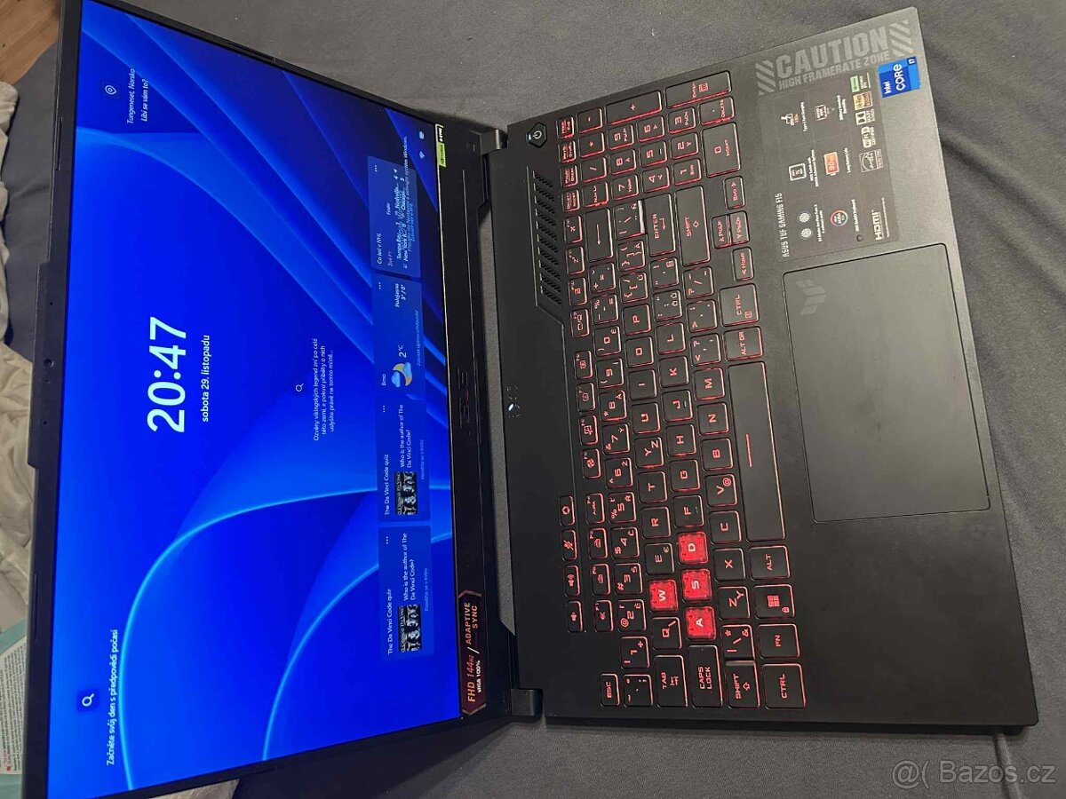 Asus TUF Gaming F15, i7 12700H