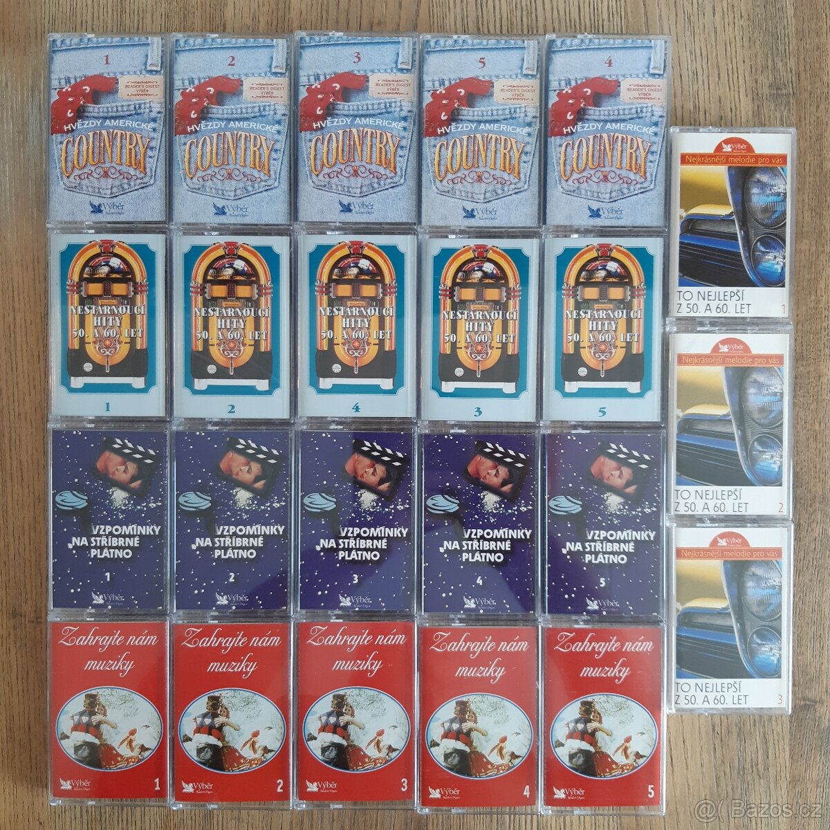 MC audio kazety - výběry