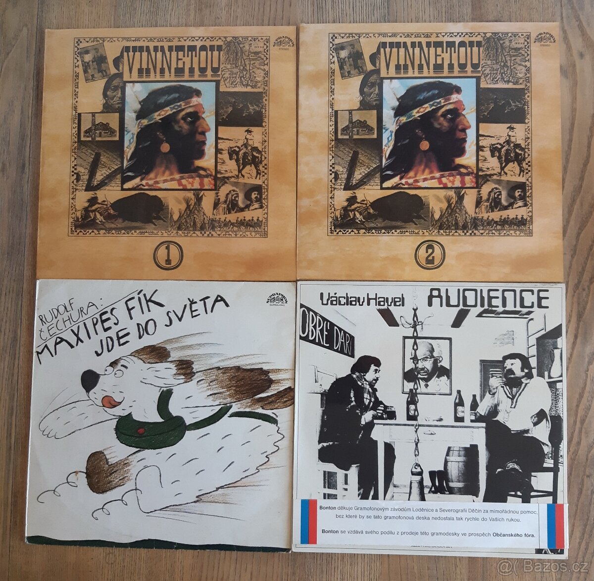 retro LP a SP desky (ceník v textu)