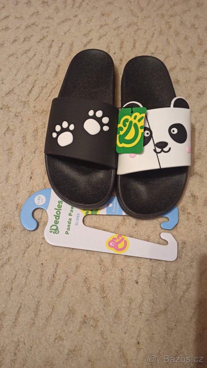 Dedoles nazouváky Panda NOVÉ vel. 40