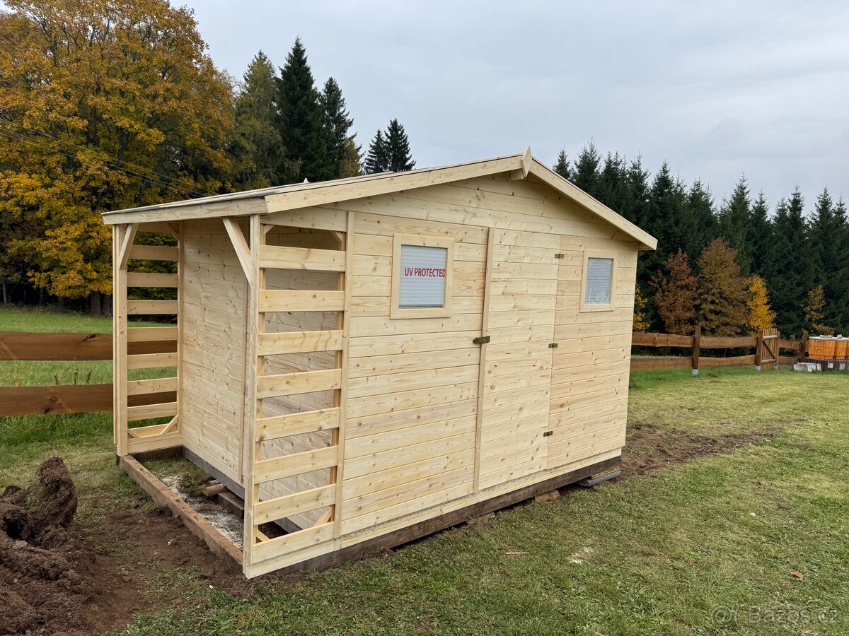 Zahradní domek LERA s dřevníkem