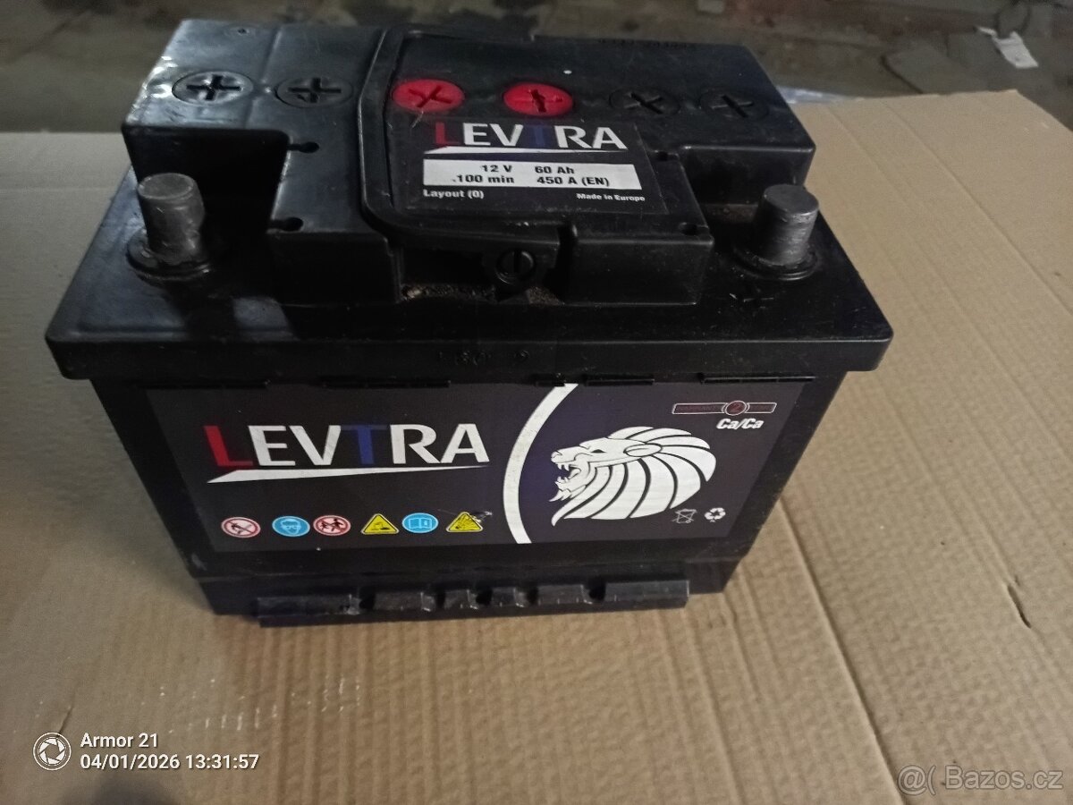 Autobaterie Levtra 60AH