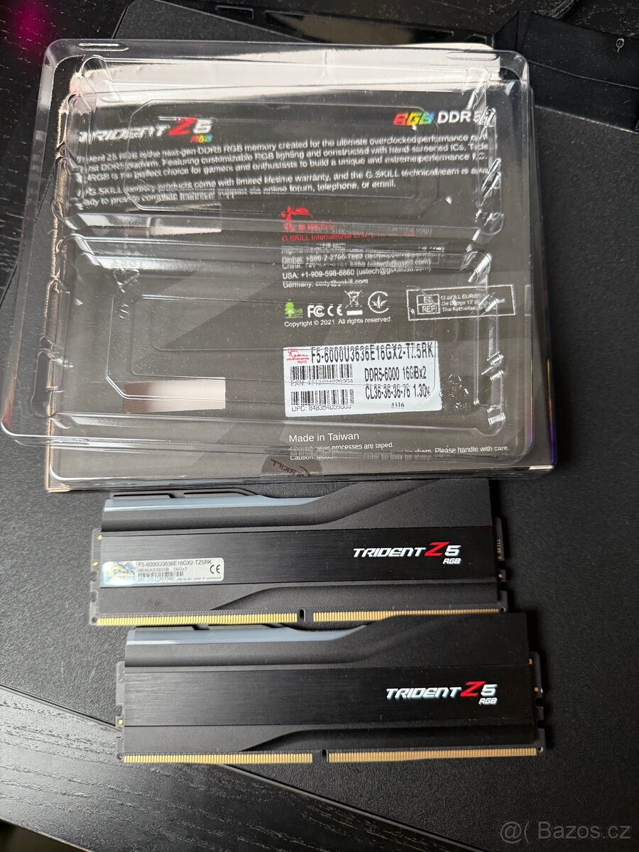 G.SKILL 32GB KIT DDR5 6000MHz CL36 Trident Z5 NEO RGB