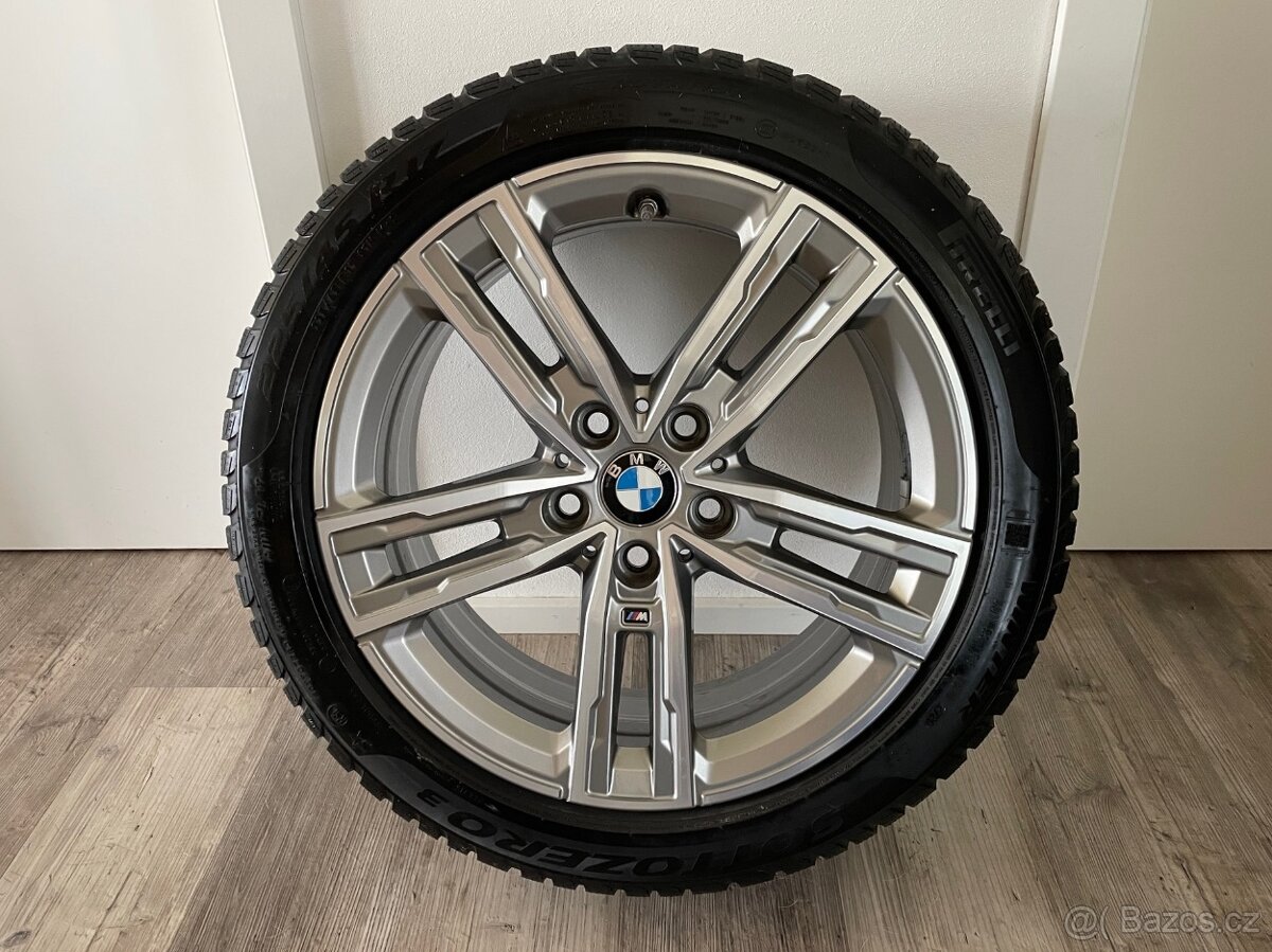 Zimní ALU BMW M Sport 550M R17 vč. pneu, TMPS a krytek