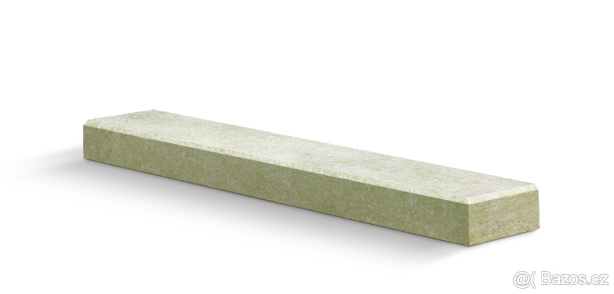 Stropní lamelové pohledové desky z kamenné vlny tl. 100 mm