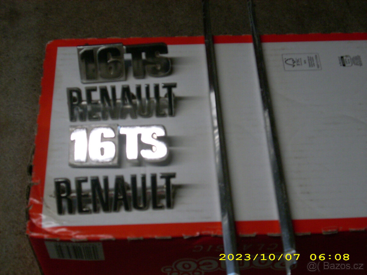 Nápis na Renault 16